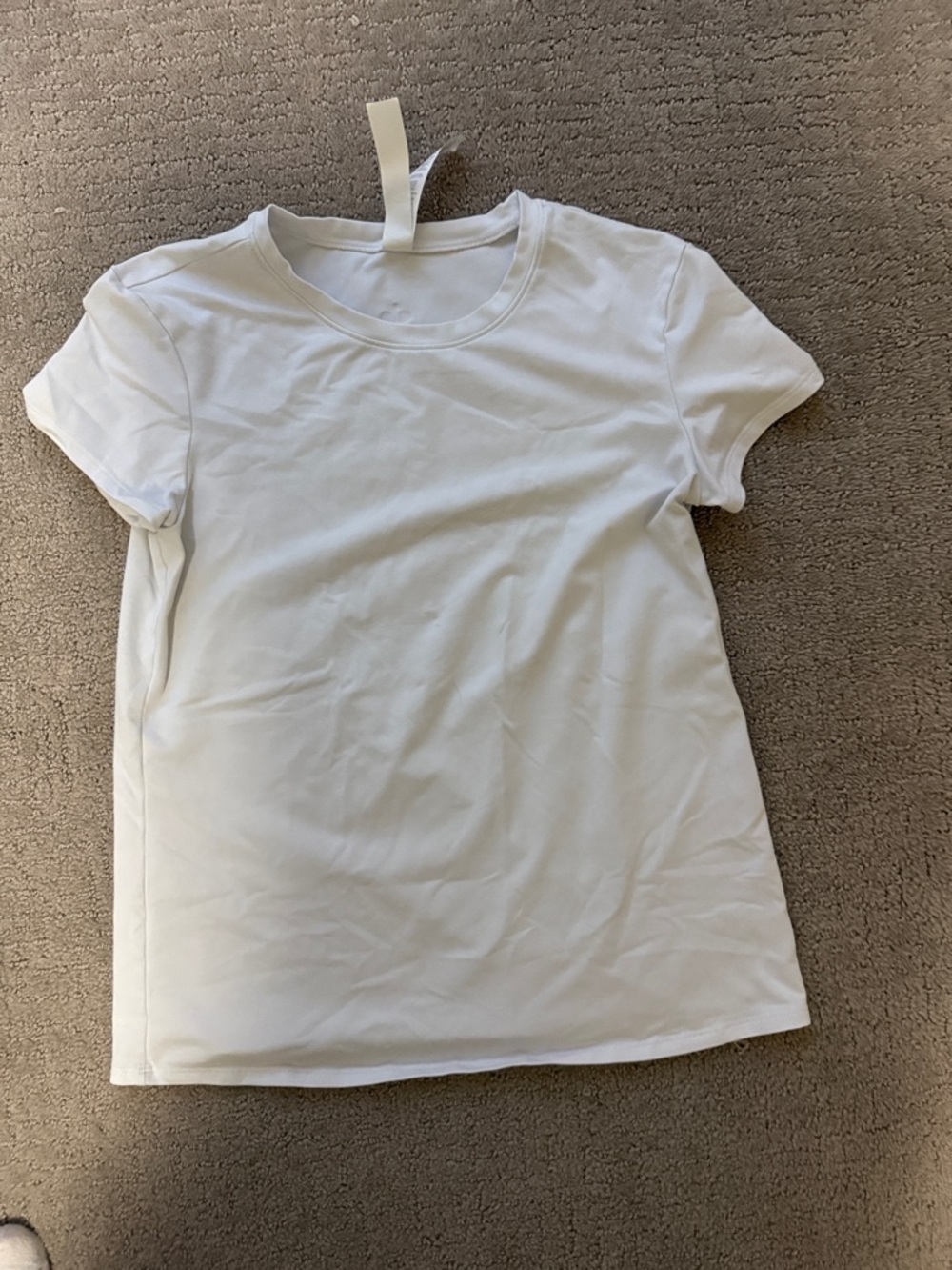 ALO Yoga White Short Sleeve Crew